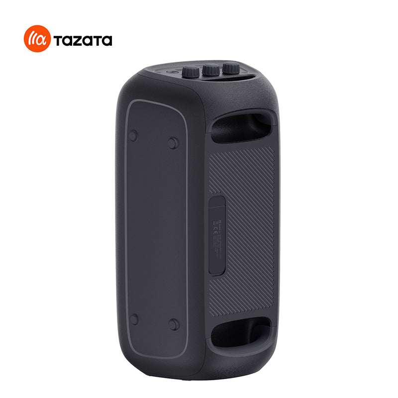 TAZATA Party 800S - Haut-parleur de fête Bluetooth avec microphone, port de guitare avec sortie de 80 watts étanche IPX4