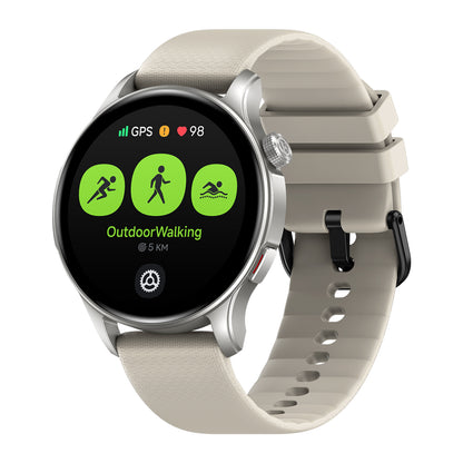 Zeblaze-Btalk 3 Smartwatch avec GPS - AMOLED - Luminosité  Jusqu'à 1000 nits - Résistance à l'eau  3 ATM - Capacité de la batterie  300 mAh - en mode économie de batterie  Jusqu'à 25 jours