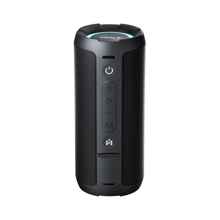 SODLK T21 - Enceinte sans fil portable , son stéréo puissant de 60 W, 12 heures d'autonomie, TWS et étanche IPX7, idéale pour les voyages et la maison