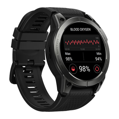 Zeblaze Stratos 3 Pro - GPS AMOLED 1000 nits - Boîtier métal & acier - 60 jours