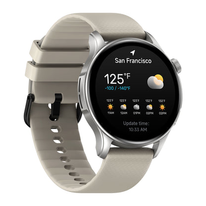 Zeblaze-Btalk 3 Smartwatch avec GPS - AMOLED - Luminosité  Jusqu'à 1000 nits - Résistance à l'eau  3 ATM - Capacité de la batterie  300 mAh - en mode économie de batterie  Jusqu'à 25 jours