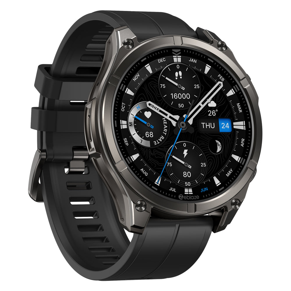 Zeblaze VIBE 8 -  Montre connectée- Luminosité : 1000 nits - ecran AMOLED - Autonomie 30 jours - Capacité  500 mAh