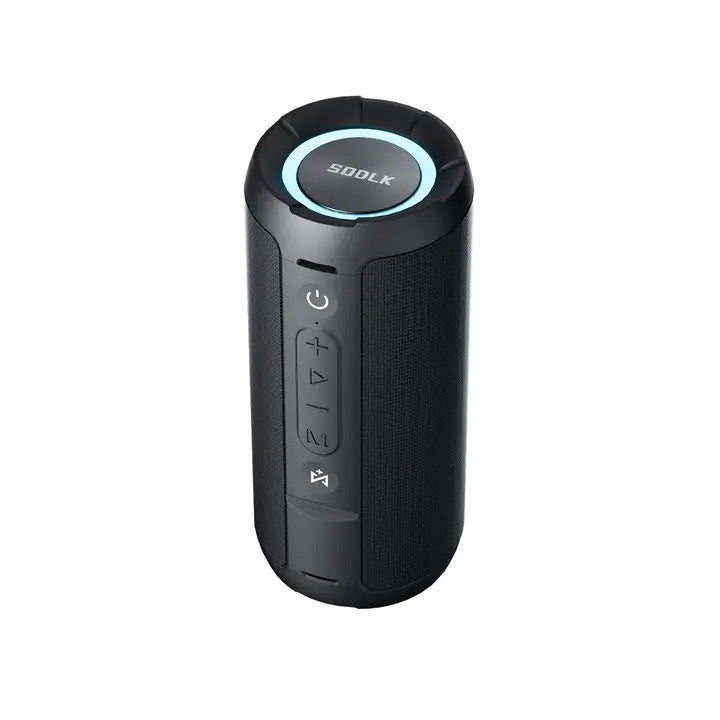 SODLK T21 - Enceinte sans fil portable , son stéréo puissant de 60 W, 12 heures d'autonomie, TWS et étanche IPX7, idéale pour les voyages et la maison