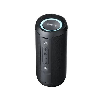 SODLK T21 - Enceinte sans fil portable , son stéréo puissant de 60 W, 12 heures d'autonomie, TWS et étanche IPX7, idéale pour les voyages et la maison