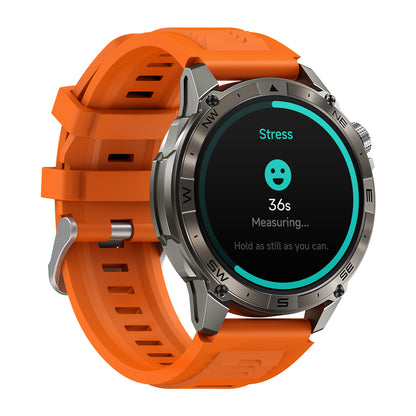 Zeblaze Stratos 2 Plus - Montre connectée GPS, 27j batterie, 1000 nits, Acier inoxydable