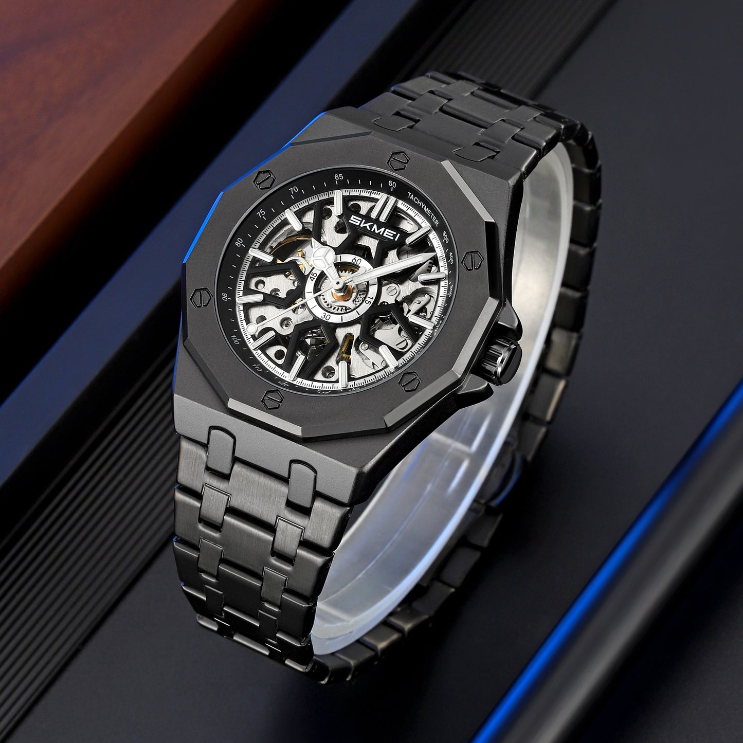 SKMEI  - Montres pour hommes , étanches 3ATM, montres mécaniques automatiques