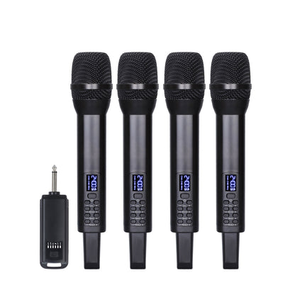 Micro sans fil 2.4G - 4 canaux - 50m - 125dB - 40Hz~15KHz - SNR 80dB - rechargeable