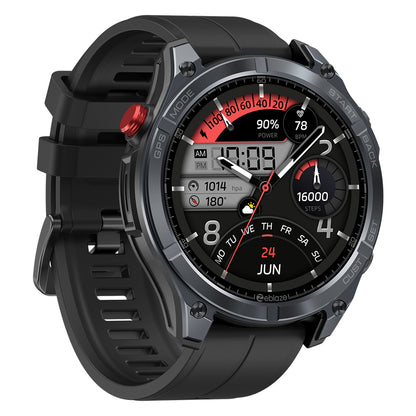 Zeblaze Stratos 4 - Montre GPS 1000 nits - 30j - 170 sports - 5ATM - Acier - BT