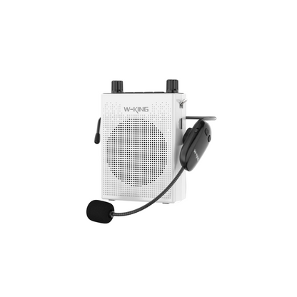W-King KS16 avec micro sans fil - Amplificateur vocal personnel  25W Amplificateur audio portable sans fil Bluetooth pour enseignant guide touristique