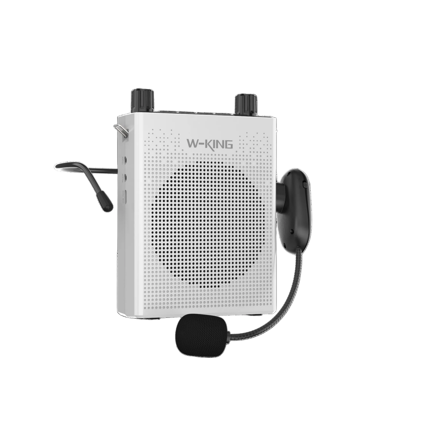 W-King KS16 avec micro sans fil - Amplificateur vocal personnel  25W Amplificateur audio portable sans fil Bluetooth pour enseignant guide touristique