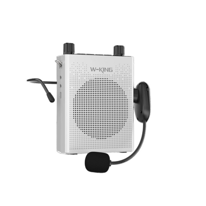 W-King KS16 avec micro sans fil - Amplificateur vocal personnel  25W Amplificateur audio portable sans fil Bluetooth pour enseignant guide touristique