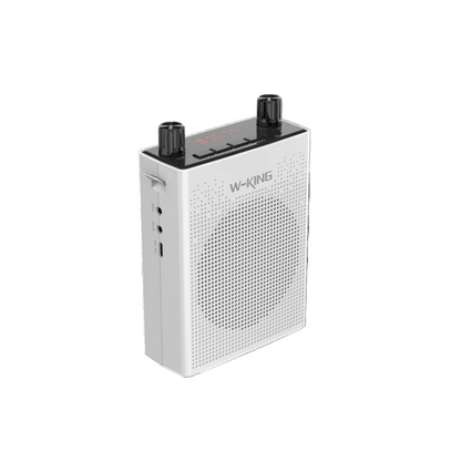 W-King KS16 avec micro sans fil - Amplificateur vocal personnel  25W Amplificateur audio portable sans fil Bluetooth pour enseignant guide touristique