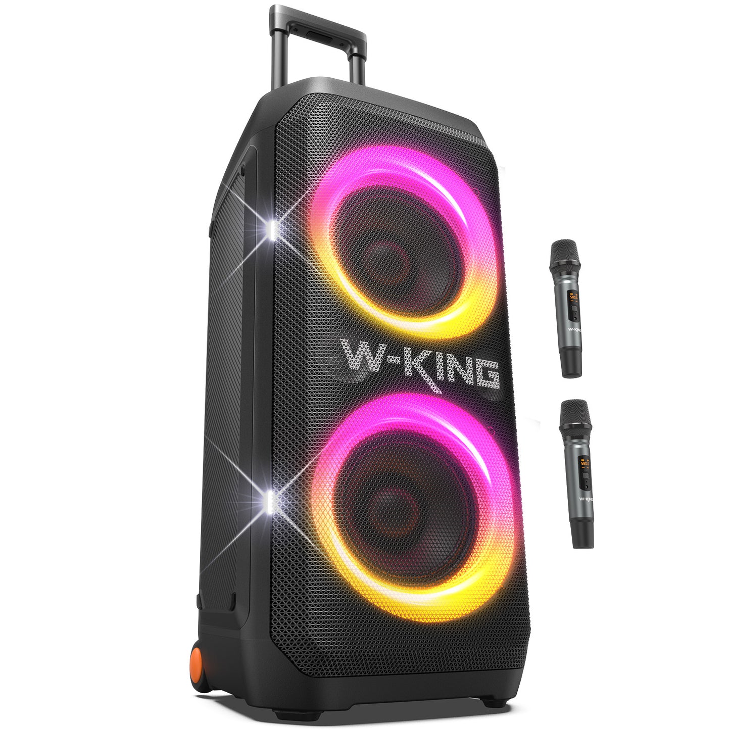 W-KING T12 Plus - 270 W (RMS) - 370 W (crête)RMS Enceinte Bluetooth puissante pour faire la fête avec caisson de basses (370W crête)