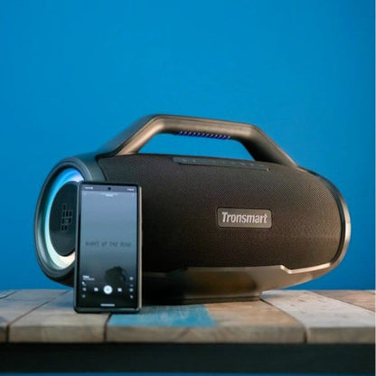 Tronsmart Bang Max  - 24 heure d'autonomie-  Étanchéité IPX6  -  un son époustouflant de 130 W- Karaoké  jusqu'à 10 heures - Poids du produit 7kg