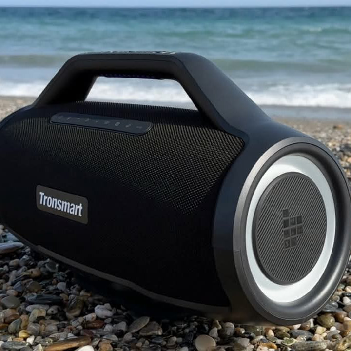 Tronsmart Bang Max  - 24 heure d'autonomie-  Étanchéité IPX6  -  un son époustouflant de 130 W- Karaoké  jusqu'à 10 heures - Poids du produit 7kg