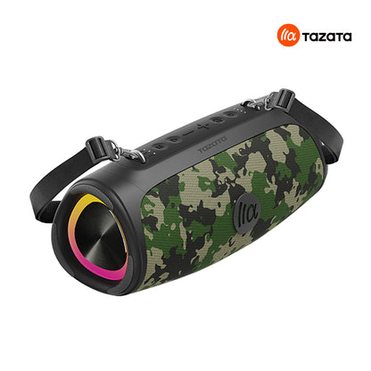 TAZATA BOOMBLAST MINI - Portable Sans Fil Party Stéréo avec TWS 1.5 KG et 7.4 V 3600 mAh Source d'alimentation