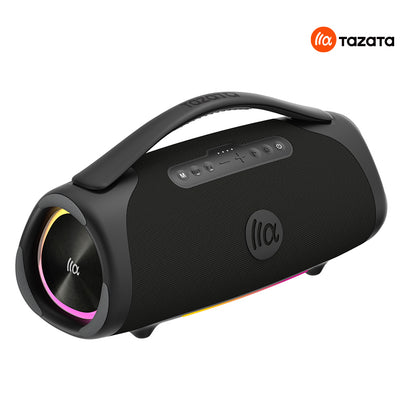 TAZATA BOOMBLAST MAX - Stéréo de fête sans fil étanche IPX7 avec une autonomie de 4 à 10 heures