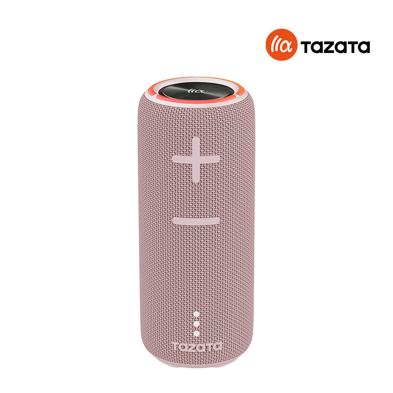 TAZATA FUN 300 - Lumières RVB Haut-parleur Bluetooth IPX7 Imperméable 2 * 6 W Puissant conducteur Radiateur passif
