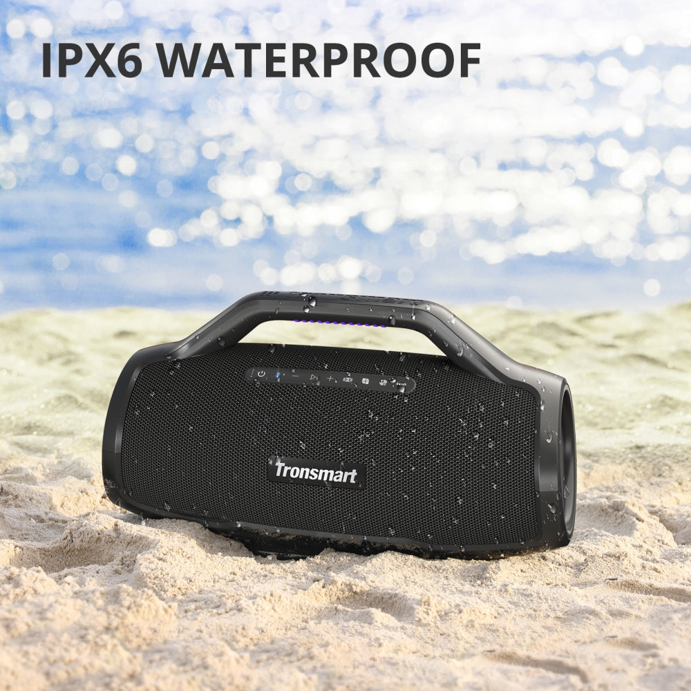 Tronsmart Bang Max  - 24 heure d'autonomie-  Étanchéité IPX6  -  un son époustouflant de 130 W- Karaoké  jusqu'à 10 heures - Poids du produit 7kg