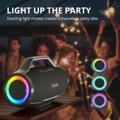 Tronsmart Bang Max  - 24 heure d'autonomie-  Étanchéité IPX6  -  un son époustouflant de 130 W- Karaoké  jusqu'à 10 heures - Poids du produit 7kg
