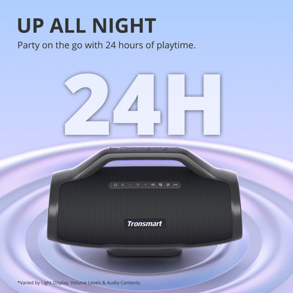 Tronsmart Bang Max  - 24 heure d'autonomie-  Étanchéité IPX6  -  un son époustouflant de 130 W- Karaoké  jusqu'à 10 heures - Poids du produit 7kg
