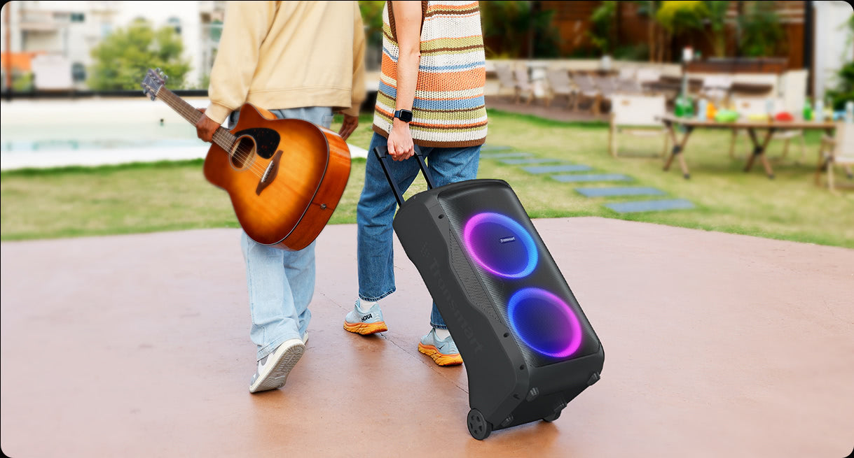 Tronsmart Halo 300  240 Watts - 20 heures d'autonomie - parfait pour les grands espace -Entrée micro ,  guitare et XLR -  20 heures  d'autonomie - 14 kg -  scène sonore élargie à 270°