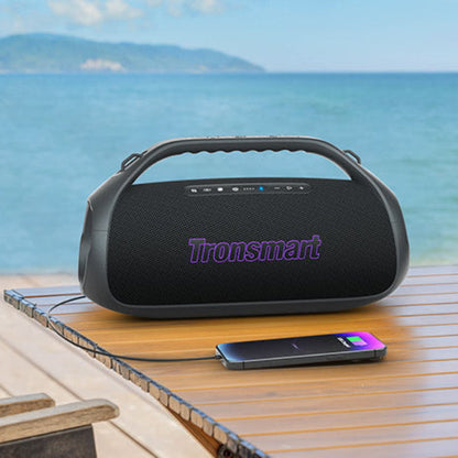 Tronsmart Bang 2 Enceinte de fête extérieure - 90 W de Pure Boom  - 26 heures d'autonomie - étancheité IPX6- application pour personnaliser l'égaliseur et synchroniser - 3 modes d'éclairage -  2,63 kg