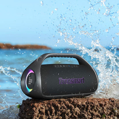 Tronsmart Bang 2 Enceinte de fête extérieure - 90 W de Pure Boom  - 26 heures d'autonomie - étancheité IPX6- application pour personnaliser l'égaliseur et synchroniser - 3 modes d'éclairage -  2,63 kg