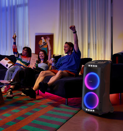 Tronsmart Halo 300  240 Watts - 20 heures d'autonomie - parfait pour les grands espace -Entrée micro ,  guitare et XLR -  20 heures  d'autonomie - 14 kg -  scène sonore élargie à 270°