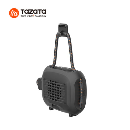 TAZATA GOCLIP IX - Haut-parleur sans fil Bluetooth pour vélo 12 heures de jeu étanche IPX7 clip de longe réglable