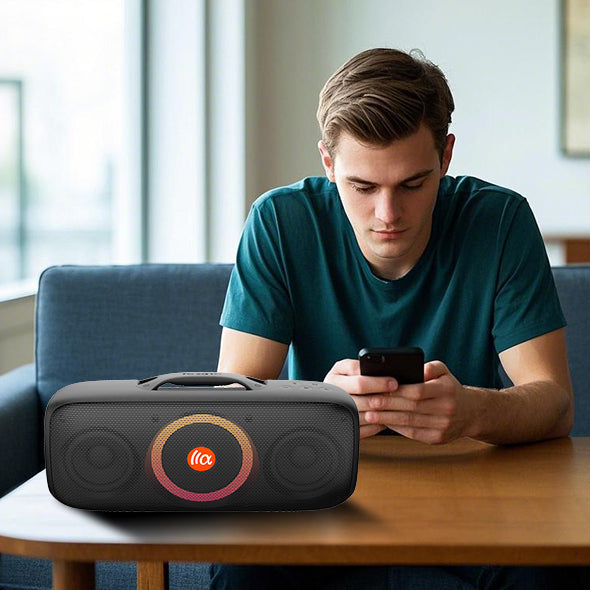 TAZATA PARTY 400 -Bluetooth Party Haut-parleur 7.2 V Batterie Pour 10 Heures Playtime