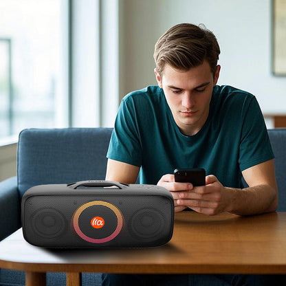 TAZATA PARTY 400 -Bluetooth Party Haut-parleur 7.2 V Batterie Pour 10 Heures Playtime