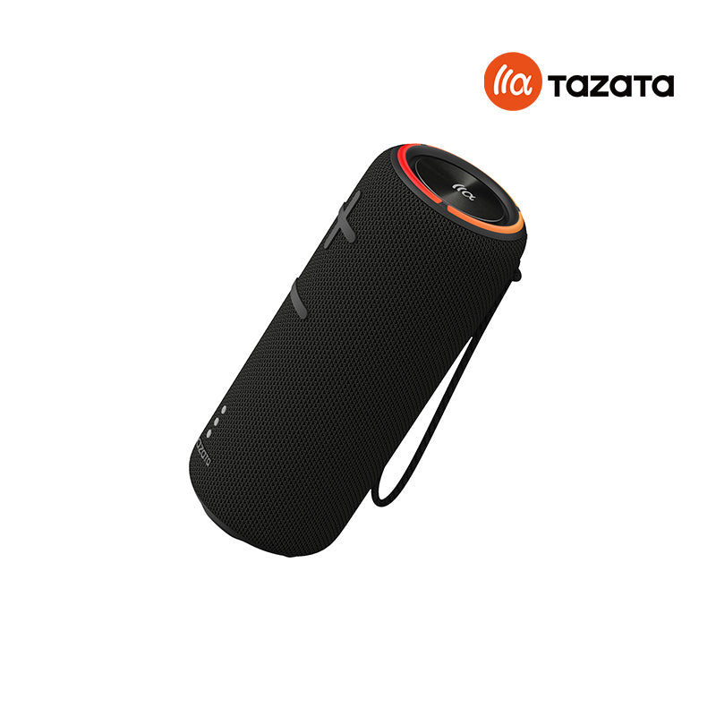TAZATA FUN 300 - Lumières RVB Haut-parleur Bluetooth IPX7 Imperméable 2 * 6 W Puissant conducteur Radiateur passif