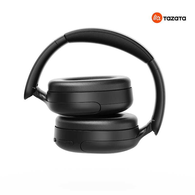 TAZATA L18 - Bluetooth sans fil casque hybride ANC réduction du bruit 35 heures de jeu