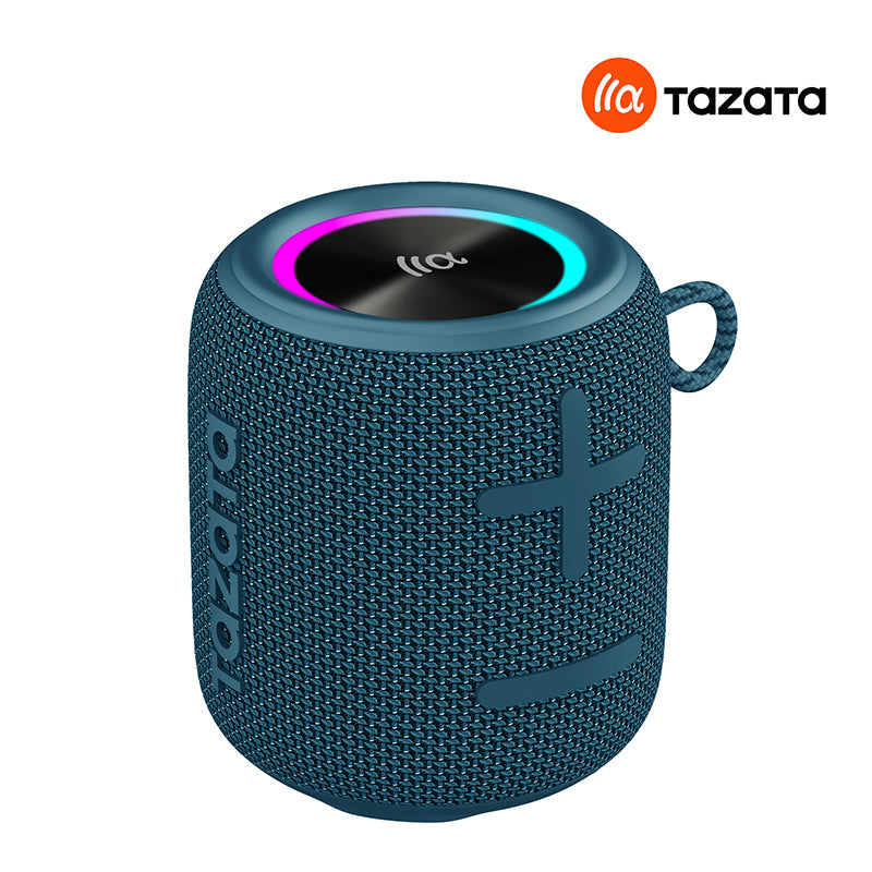 TAZATA FUN 50 - Petit haut-parleur Bluetooth étanche IPX7 avec autonomie étendue de 4 à 20 heures