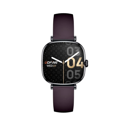 Udfine Montre connectée Luna- Plus de 100 modes sportifs  Résistance à l'eau IP68 - Écran AMOLED de 1,7 pouce avec affichage permanent (AOD) - Alertes d'appels et de messages Bluetooth -