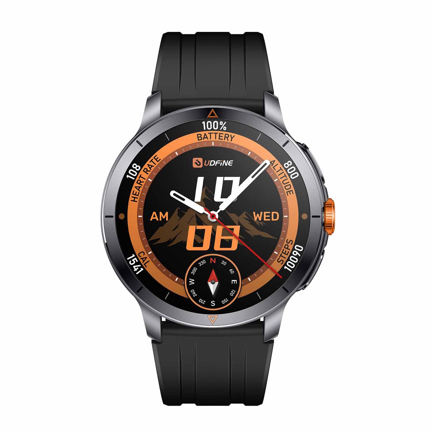 Udfine Montre connectée Power 2  - GPS intégré - Memoire interne 1 Go