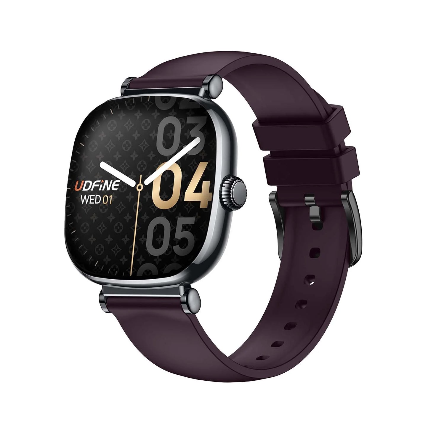 Udfine Montre connectée Luna- Plus de 100 modes sportifs  Résistance à l'eau IP68 - Écran AMOLED de 1,7 pouce avec affichage permanent (AOD) - Alertes d'appels et de messages Bluetooth -