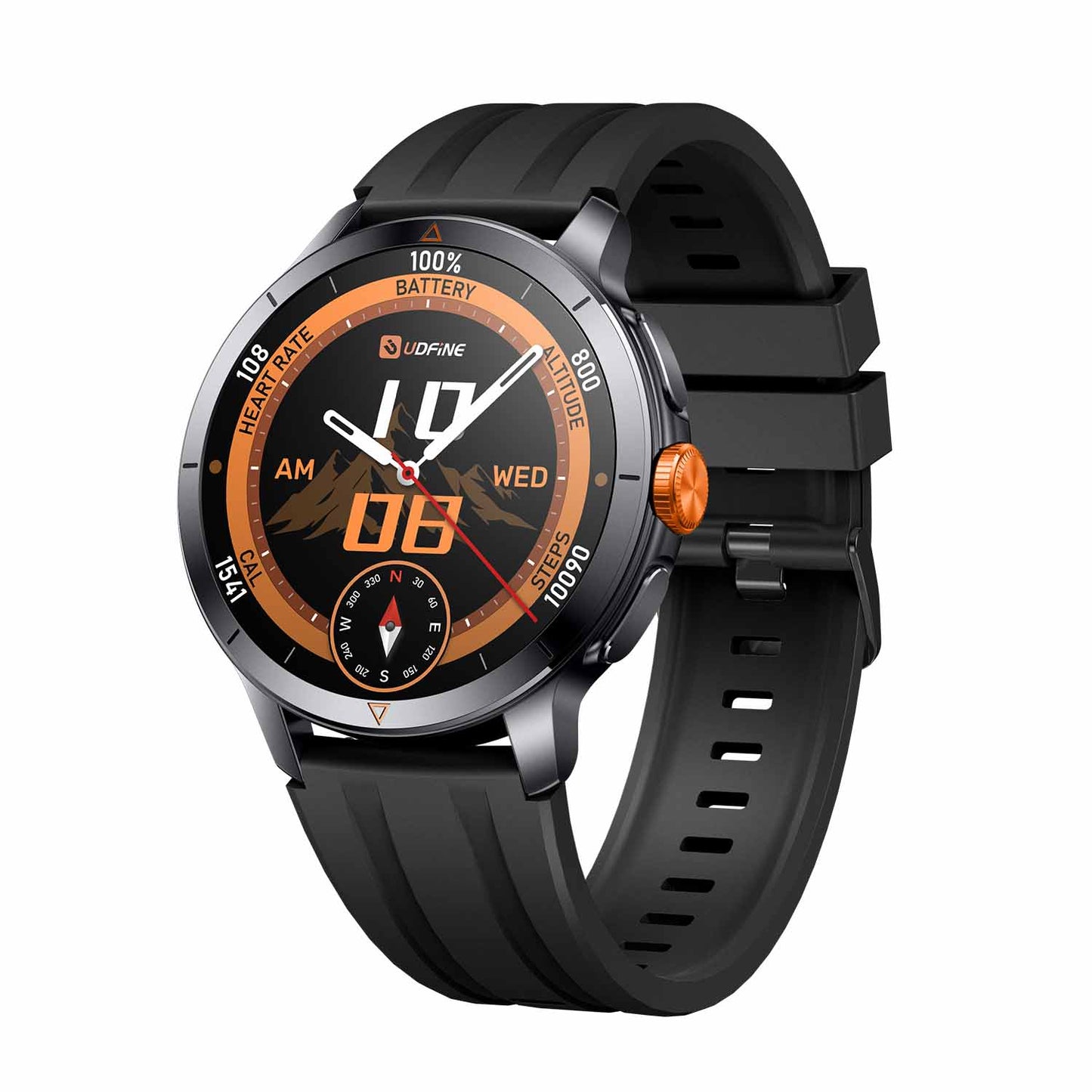 Udfine Montre connectée Power 2  - GPS intégré - Memoire interne 1 Go