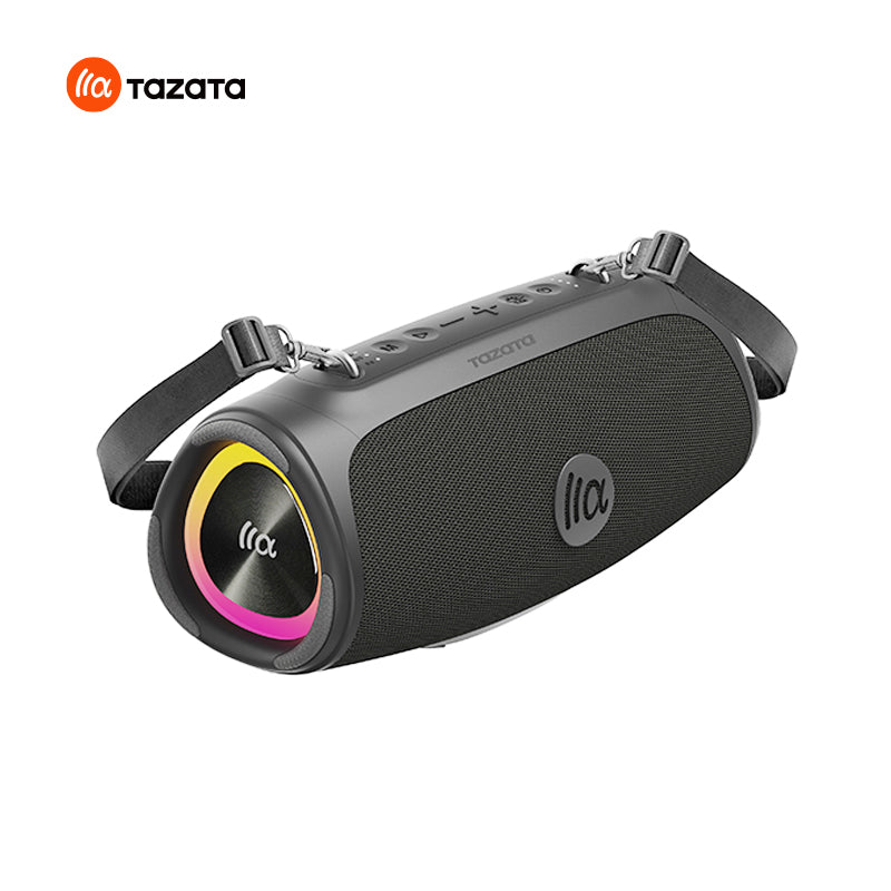TAZATA BOOMBLAST MINI - Portable Sans Fil Party Stéréo avec TWS 1.5 KG et 7.4 V 3600 mAh Source d'alimentation