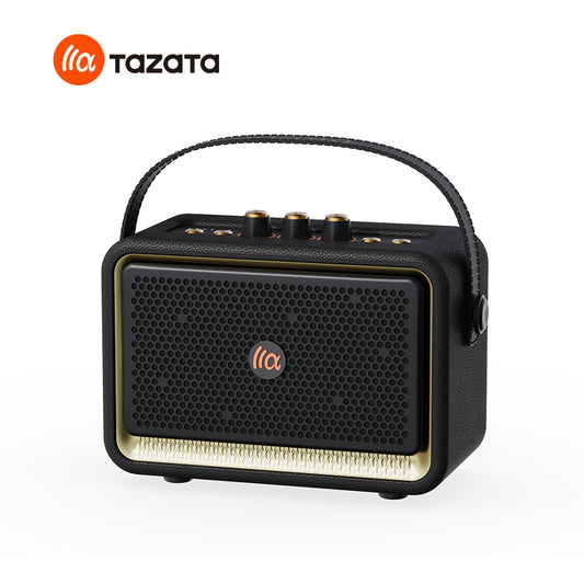 TAZATA HARMONY II - Haut-parleur de karaoké sans fil : ports micro et USB intégrés, bass boost, durée d'exécution 10H