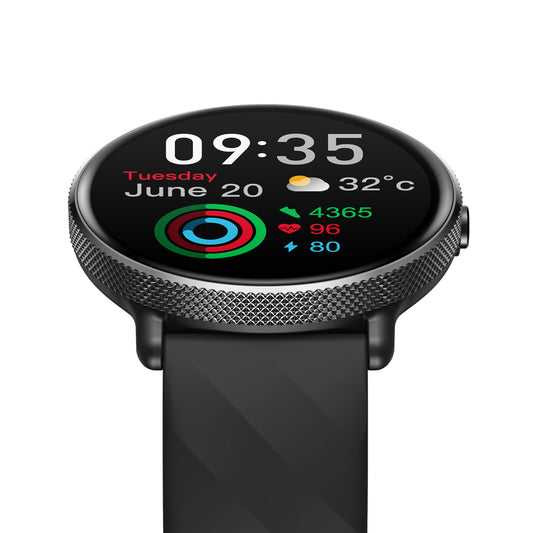 Zeblaze GTR 3 Pro - Montre connectée AMOLED 1,43" - 1000 nits - 14 jours - IP68-Noir