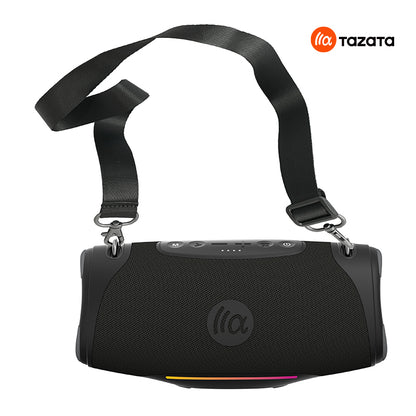 TAZATA BOOMBLAST PRO - Boombox de fête portable léger avec technologie de connectivité de disque USB