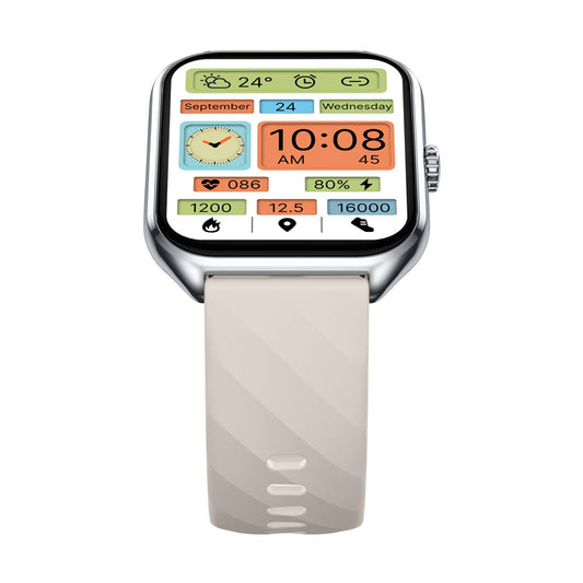 Zeblaze GTS4 - Montre intelligente - 14 jours d'autonomie - Charge magnétique -  Ecran AMOLED - autonomie 14 jours - Capacité de la batterie 300 mAh - Largeur de bande environ 22 mm - Étanche  IP68- couleur grise