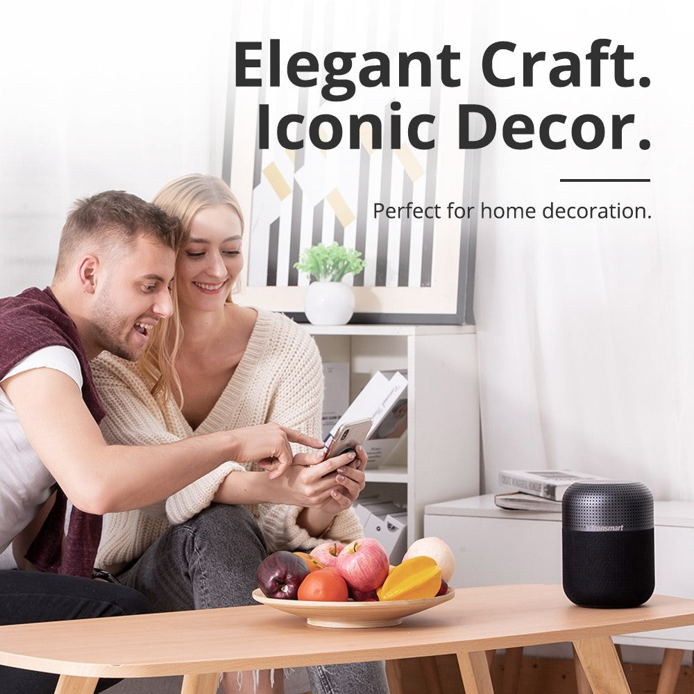 Element T6 Max SoundPulse® - 60 Watt - Son surround à 360 degrés - Portée sans fil : 10 m -  20 heures  d'autonomie- Connexion NFC- Entrée auxiliaire et sans fil- Microphone  Intégré