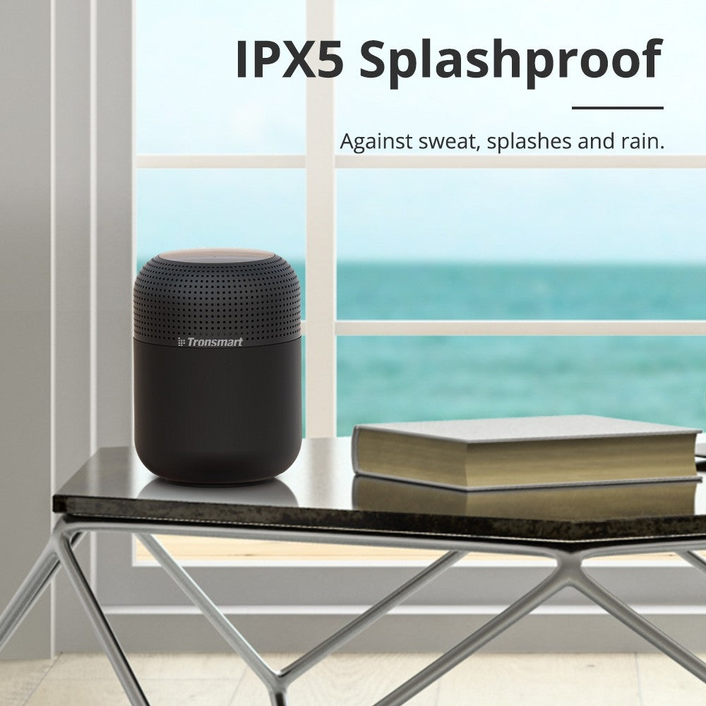 Element T6 Max SoundPulse® - 60 Watt - Son surround à 360 degrés - Portée sans fil : 10 m -  20 heures  d'autonomie- Connexion NFC- Entrée auxiliaire et sans fil- Microphone  Intégré