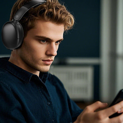 TAZATA L18 - Bluetooth sans fil casque hybride ANC réduction du bruit 35 heures de jeu