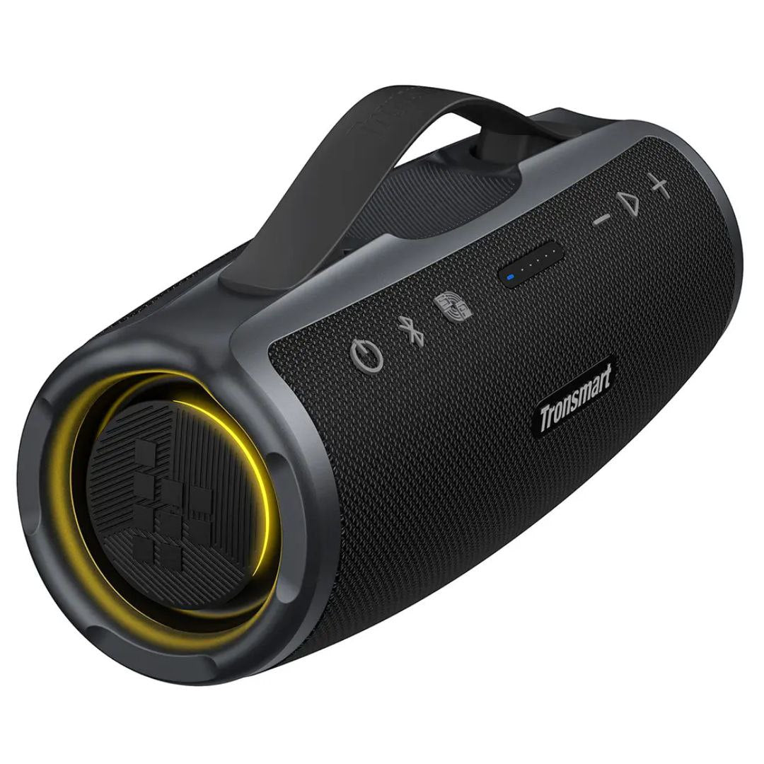 Tronsmart Mirtune S100 - 50 Watt - 20 heures d'autonomie - Étanchéité IPX7 - Poignée rétractable- Poids du produit  1,36 kg - application pour un son qui vous ressemble