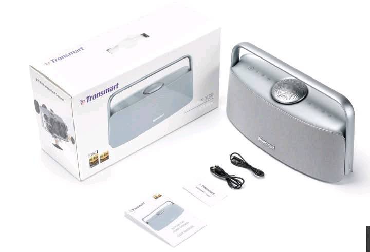 Tronsmart Fiitune X30 Enceinte domestique - 80 Watt - son immersif haute résolution - Spatial Audio- 14 heures d'autonomie - 3,6 kg-