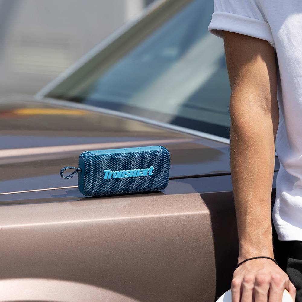 Tronsmart Trip 2 Enceinte portable d'extérieur 10 Watt- 20 heures d'autonomie- étanchéité IPX7-es appels mains libres via un microphone intégré